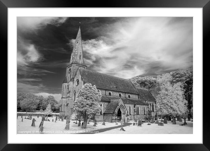 Church of the evangelist 936 Framed Mounted Print by PHILIP CHALK