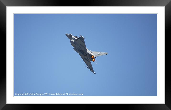 Eurofighter Framed Mounted Print by Keith Cooper