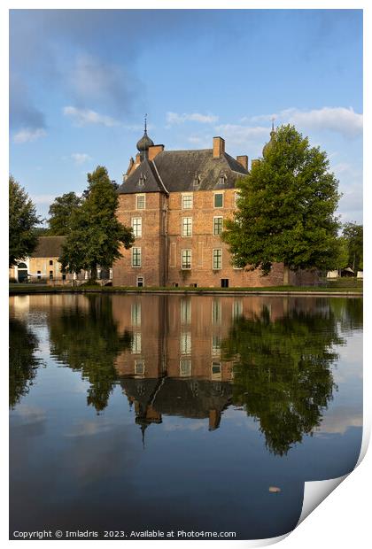 Early Morning, Cannenburg Castle, Netherlands Print by Imladris 