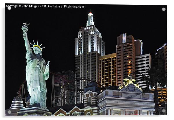 New York, New York. Acrylic by John Morgan
