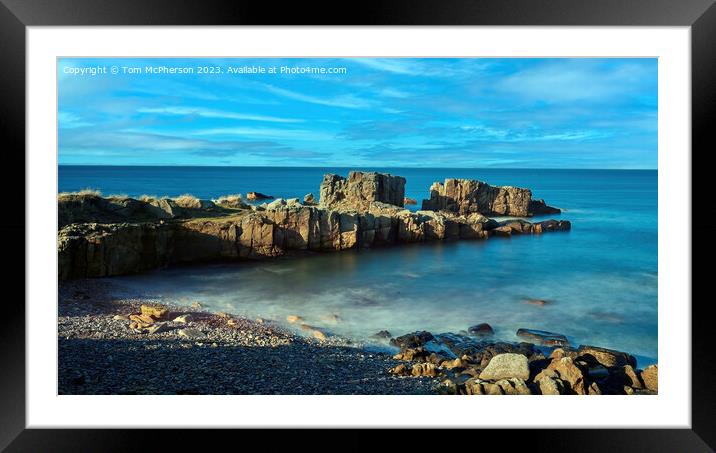 Daisy Rock: Unspoilt Coastal Enchantment Framed Mounted Print by Tom McPherson