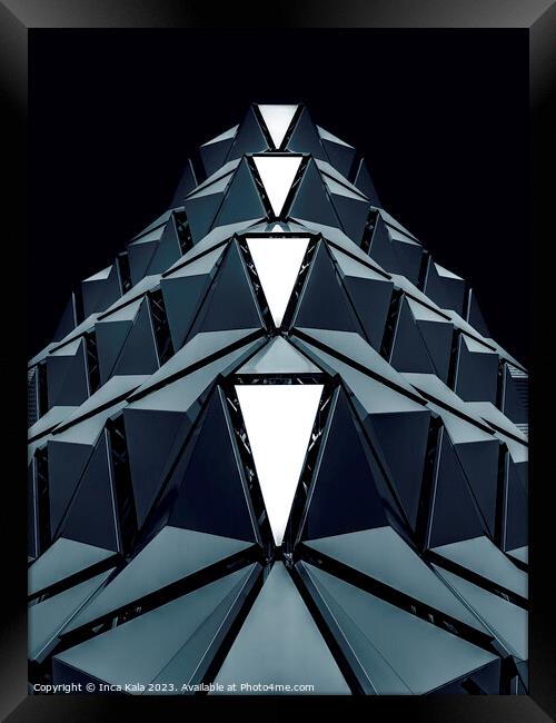 Polyhedral Palace  Framed Print by Inca Kala