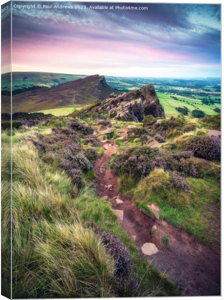 The Roaches Canvas Print by Paul Andrews