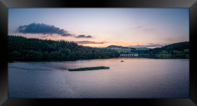 Ladybower Reservoir Framed Print by Apollo Aerial Photography