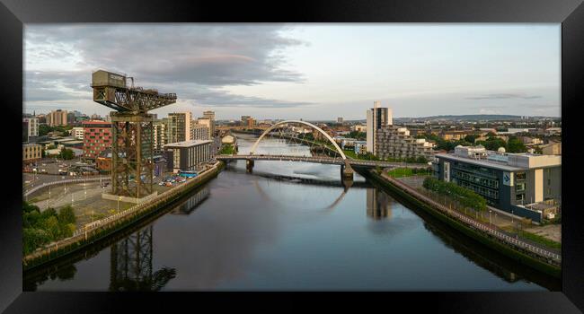 Clydeside Glasgow Framed Print by Apollo Aerial Photography