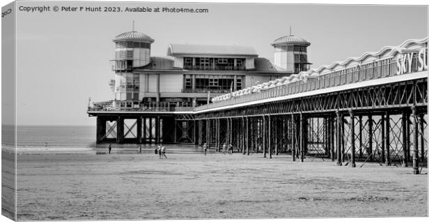 The Grand Pier Weston-super-Mare Canvas Print by Peter F Hunt