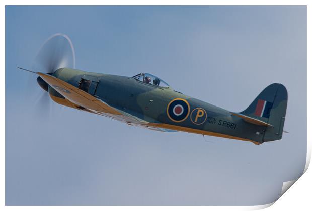 Hawker Fury Mk.II SR611 Print by J Biggadike