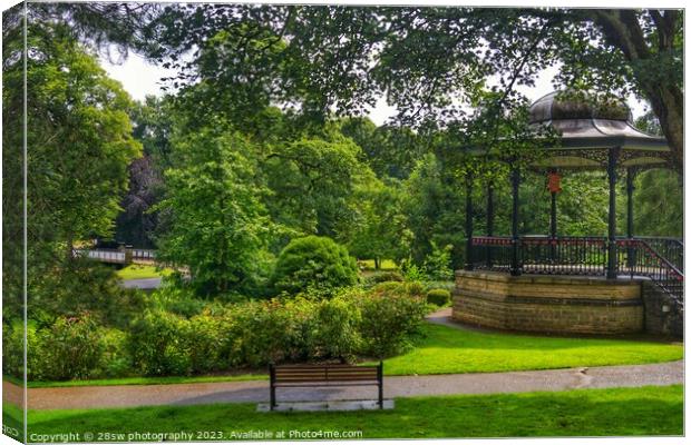 By the Bandstand. Canvas Print by 28sw photography