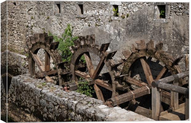 Modrijan Homestead Old Mill In Postojna, Slovenia Canvas Print by Artur Bogacki