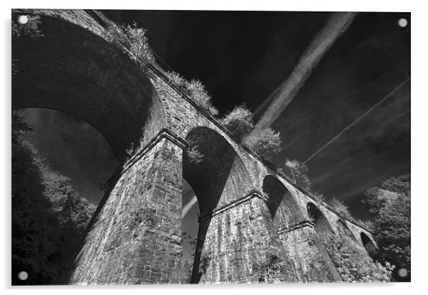 Bargoed viaduct Acrylic by Creative Photography Wales