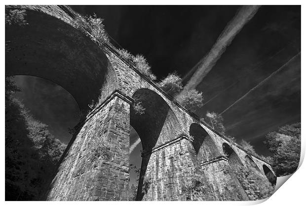 Bargoed viaduct Print by Creative Photography Wales