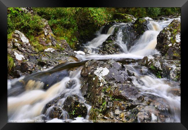 The Waterfalls at Ashness Bridge, Lake District Framed Print by EMMA DANCE PHOTOGRAPHY