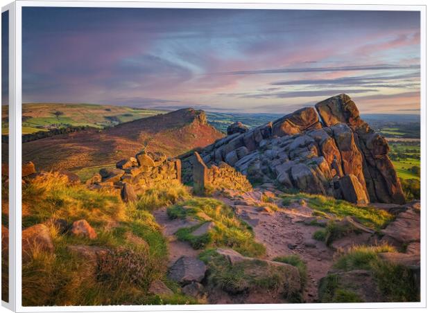 The Roaches Canvas Print by philip kennedy