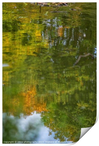 Autumn Reflected. Print by 28sw photography