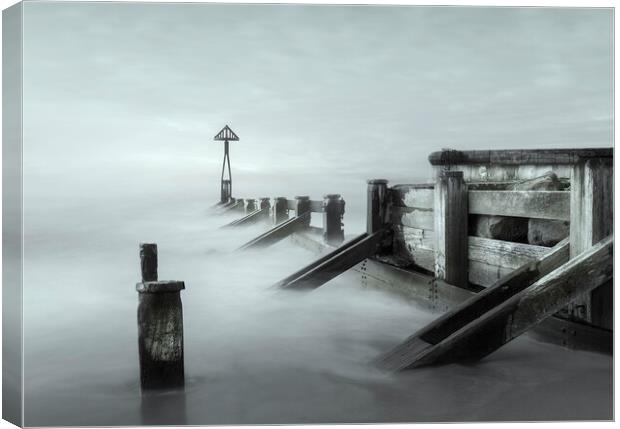 Ethereal Sea Defence  Canvas Print by Anthony McGeever