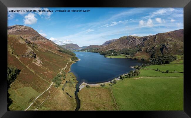 Buttermere and Crummock Water Framed Print by Graham Moore