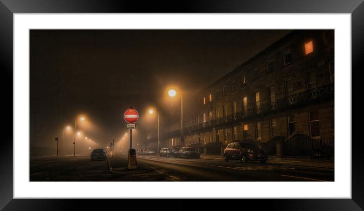 'Except Buses' Framed Mounted Print by Ian Blezard