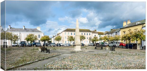 'Historical Fleming Square, Maryport' Canvas Print by Keith Douglas