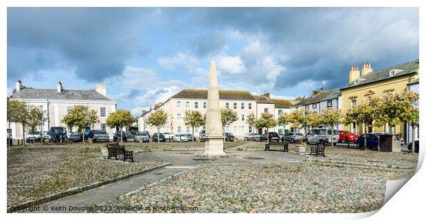 'Historical Fleming Square, Maryport' Print by Keith Douglas