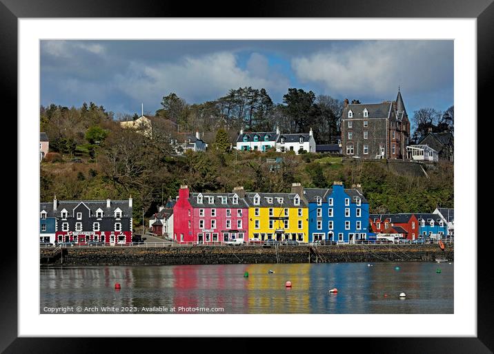 Tobermory, Isle of Mull, Argyll and Bute, Scotland Framed Mounted Print by Arch White