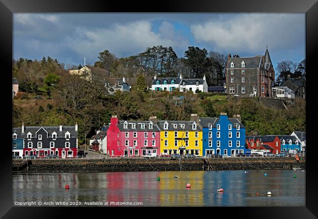 Tobermory, Isle of Mull, Argyll and Bute, Scotland Framed Print by Arch White