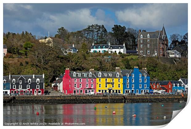 Tobermory, Isle of Mull, Argyll and Bute, Scotland Print by Arch White