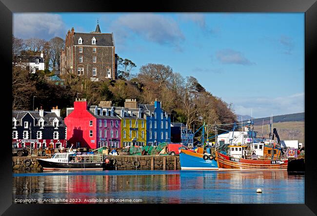 Tobermory, Isle of Mull, Argyll and Bute, Scotland Framed Print by Arch White