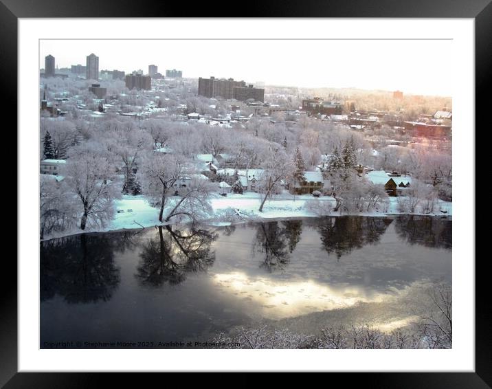 Rideau River  Framed Mounted Print by Stephanie Moore