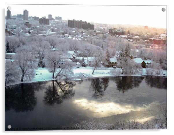 Rideau River  Acrylic by Stephanie Moore