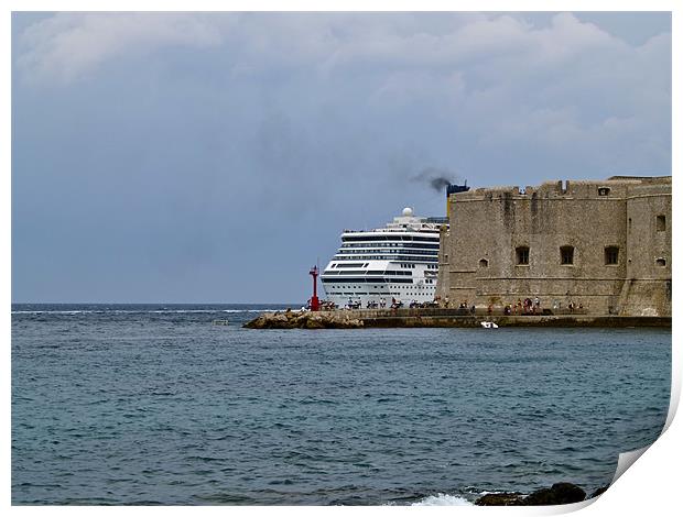 LEAVING DUBROVNIK Print by radoslav rundic