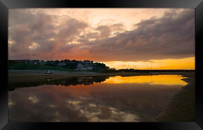 Goodnight Ballycastle Framed Print by David McFarland