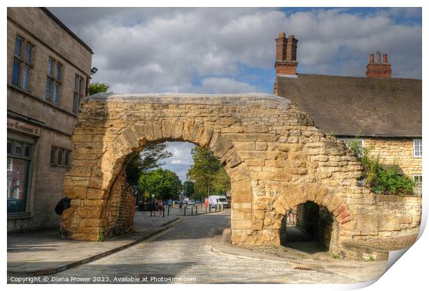 Newport Arch Lincoln Print by Diana Mower
