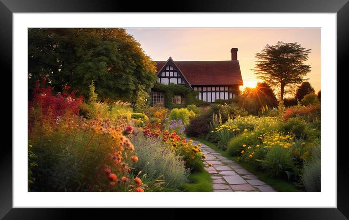 Garden Beauty  Framed Mounted Print by CC Designs
