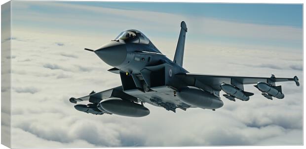 Eurofighter Typhoon Canvas Print by CC Designs