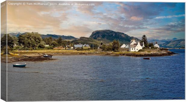 Plockton View Canvas Print by Tom McPherson