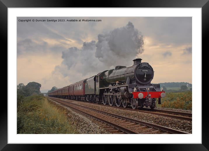 Trans trainstation Framed Mounted Print by Duncan Savidge
