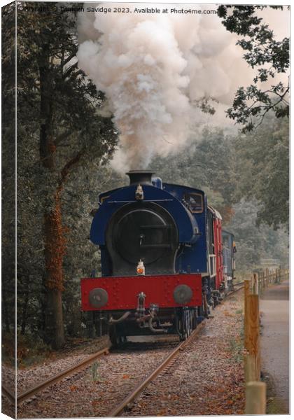 No.7 ‘Wimblebury’ at Avon Valley Railway Canvas Print by Duncan Savidge