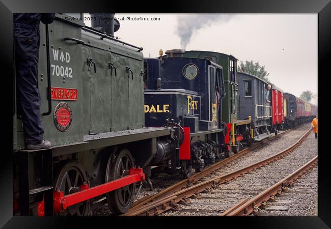 Overlord at Avon Valley Railway Framed Print by Duncan Savidge