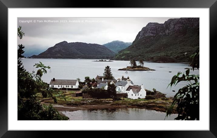 Loch Carron Framed Mounted Print by Tom McPherson