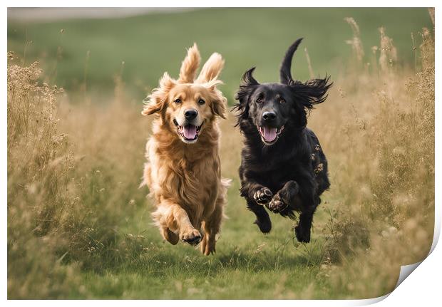 Retrievers Print by Picture Wizard