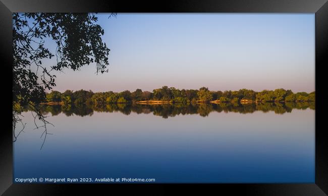 Zambezi reflections Framed Print by Margaret Ryan