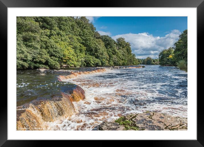The River Tees at Whorlton, Teesdale Framed Mounted Print by Richard Laidler