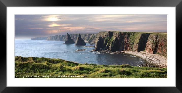 The Duncansby Stacks Framed Mounted Print by Chris Mobberley
