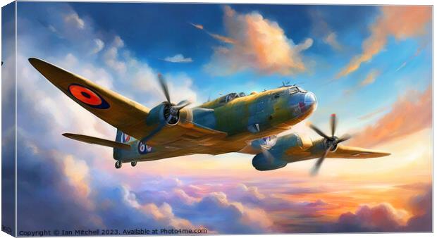 Lancaster Bomber Canvas Print by Ian Mitchell