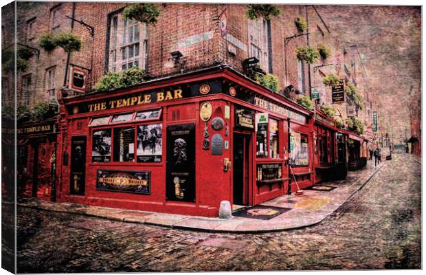 The Temple Bar Pub, Dublin. Canvas Print by Catherine Joll
