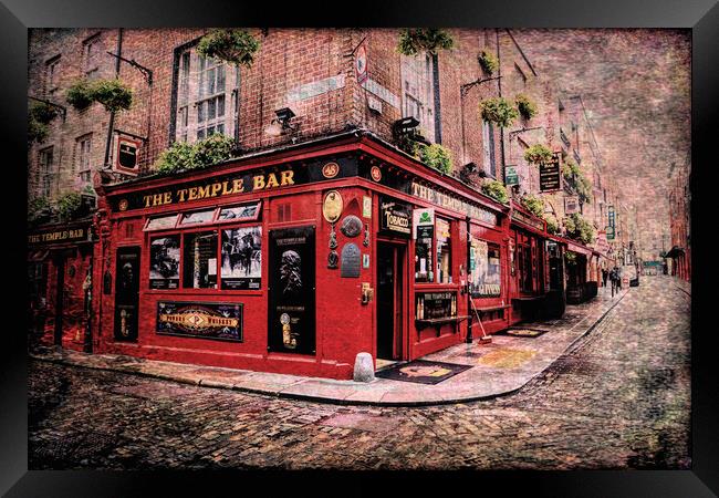 The Temple Bar Pub, Dublin. Framed Print by Catherine Joll