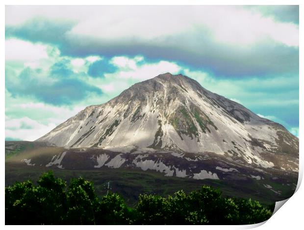 Mount Errigal Print by Stephanie Moore