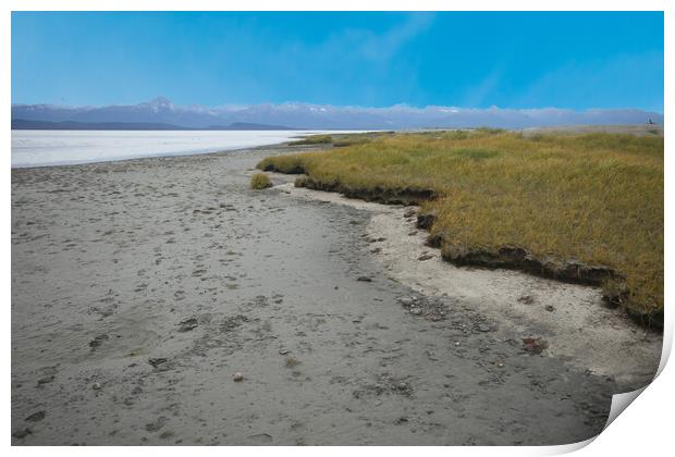 Eagle state beach, juneau alaska Print by Arun 