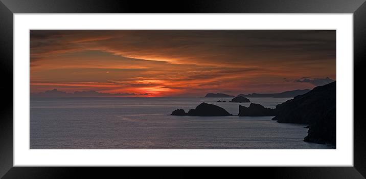 Penycwm Sunset Framed Mounted Print by Creative Photography Wales