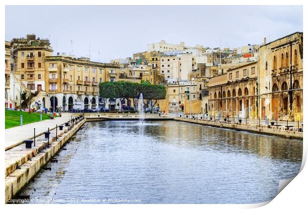 Floriana Valletta Malta Print by Diana Mower